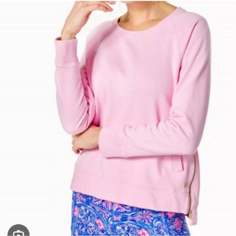 Lilly Pulitzer small pink beachcomber sweatshirt